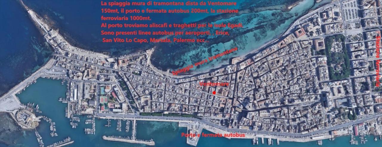 Ventomare Villa Trapani Kültér fotó